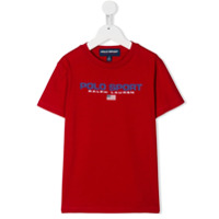 Ralph Lauren Kids Camiseta polo com logo - Vermelho