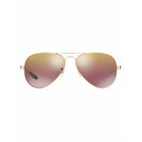Ray-Ban Óculos de sol aviador espelhado - Dourado