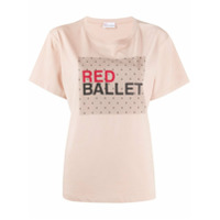 RedValentino Camiseta com estampa de balé - Neutro