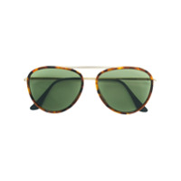 Retrosuperfuture Óculos de sol aviador - Verde