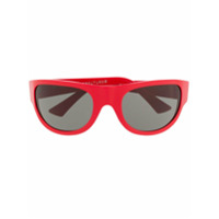 Retrosuperfuture Óculos de sol oversized - Vermelho