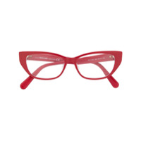 Roberto Cavalli Armação de óculos gatinho - Vermelho