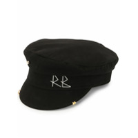 Ruslan Baginskiy stitch logo bake boy hat - Preto