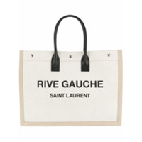Saint Laurent Bolsa 'Rive Gauche' com logo - Neutro