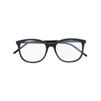 Saint Laurent Eyewear Armação de óculos redonda - Preto