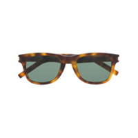 Saint Laurent Eyewear Óculos de sol redondo - Verde