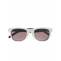 Saint Laurent Eyewear Óculos de sol retangular - Cinza