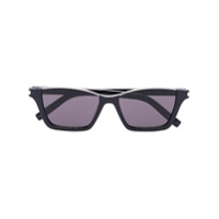 Saint Laurent Eyewear Óculos de sol retangular Dylan - Preto