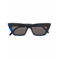 Saint Laurent Eyewear Óculos de sol retangular - Preto