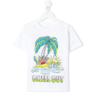 Stella McCartney Kids Camiseta com estampa Chill Out - Branco