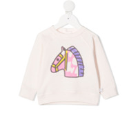 Stella McCartney Kids horse-print sweatshirt - Rosa
