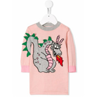 Stella McCartney Kids Suéter com estampa de dragão - Rosa