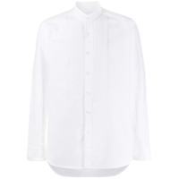 Tagliatore Camisa de algodão com pregas - Branco