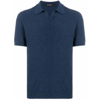 Tagliatore Camisa polo texturizada de tricô - Azul