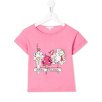 The Marc Jacobs Kids Camiseta com estampa de logo - Rosa