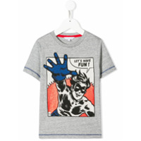 The Marc Jacobs Kids Camiseta com estampa de super-herói - Cinza
