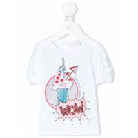 The Marc Jacobs Kids Camiseta com estampa Wow - Branco