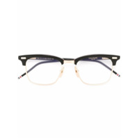 Thom Browne Eyewear Armação de óculos em ouro 12k - Azul