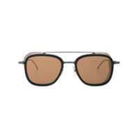 Thom Browne Eyewear double-bridge square sunglasses - Dourado