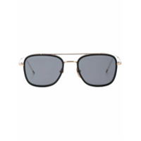 Thom Browne Eyewear double-bridge square sunglasses - Preto