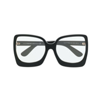 Tom Ford Eyewear Armação de óculos oversized quadrada - Preto