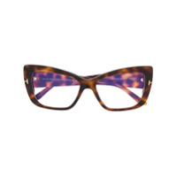 Tom Ford Eyewear Óculos de sol oversized - Marrom
