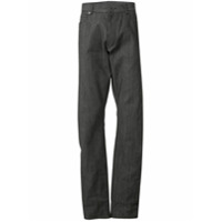 Undercover Calça jeans reta cintura média - Preto