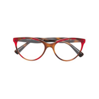 Valentino Eyewear Armação de óculos gatinho - Vermelho