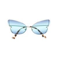 Valentino Eyewear Óculos de sol borboleta - Prateado