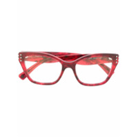 Valentino Eyewear Óculos de sol com aplicações - Vermelho