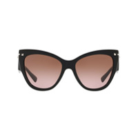 Valentino Eyewear Óculos de sol gatinho - Preto