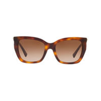 Valentino Eyewear Óculos de sol oversized - Marrom