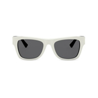 Valentino Eyewear Óculos de sol quadrado com Vlogo - Branco