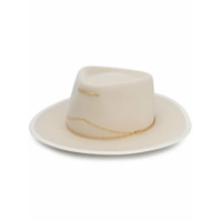 Van Palma Anna chain embellished hat - Branco