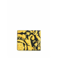 Versace Carteira com estampa barroca - Amarelo