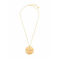 Versace Colar com medalhão de Medusa - Dourado