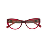 Versace Eyewear Armação de óculos gatinho - Vermelho