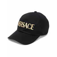 Versace logo-embroidered baseball cap - Preto