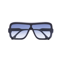 Victoria Beckham Eyewear Óculos de sol máscara - Preto
