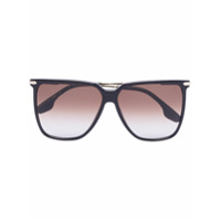 Victoria Beckham Eyewear Óculos de sol quadrado degradê - Preto