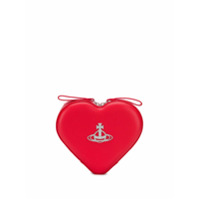 Vivienne Westwood Mochila com formato de coração e logo - Vermelho