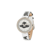 Vivienne Westwood Relógio com logo Orb - Branco