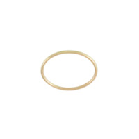 Wouters & Hendrix Gold Anel de ouro 18k 'Delicate band' - Metálico