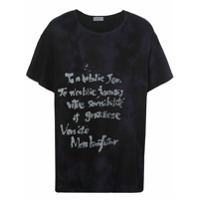 Yohji Yamamoto Camiseta decote arredondado - Preto