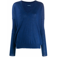 Zadig&Voltaire cashmere loose fit jumper - Azul