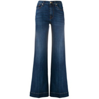 7 For All Mankind flared high-waisted jeans - Azul