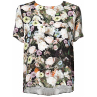 Adam Lippes floral short-sleeve top - Estampado