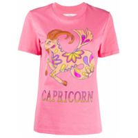 Alberta Ferretti Camiseta com estampa Capricorn - Rosa