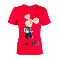 Alberta Ferretti Camiseta com estampa Topo Gigio - Vermelho