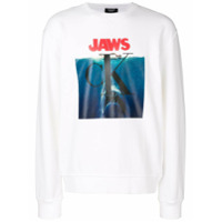 Calvin Klein 205W39nyc Blusa de moletom logo 'Jaws' - Branco